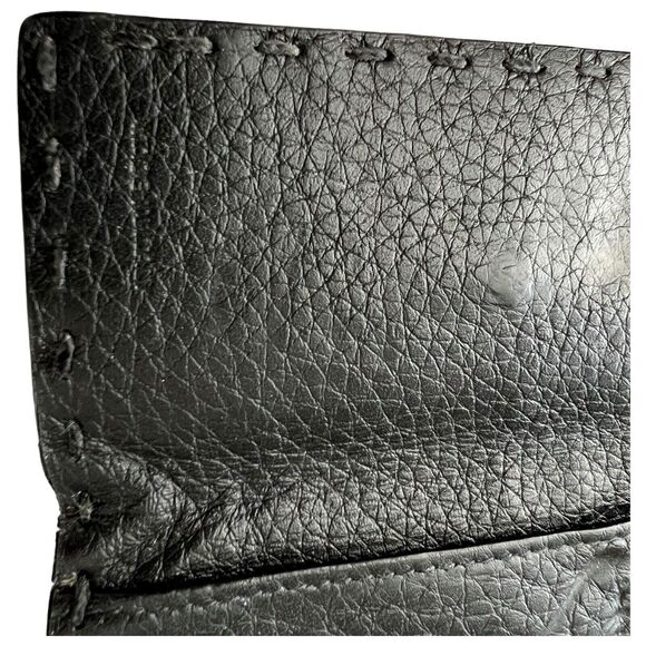 Fendi Key Ring Black Leather Holder - Picture 6 of 9